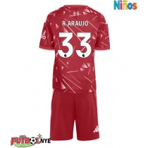 Camiseta Liverpool Ronald Araujo #33 Primera Equipación para niños 2026-27 manga corta (+ pantalones cortos)